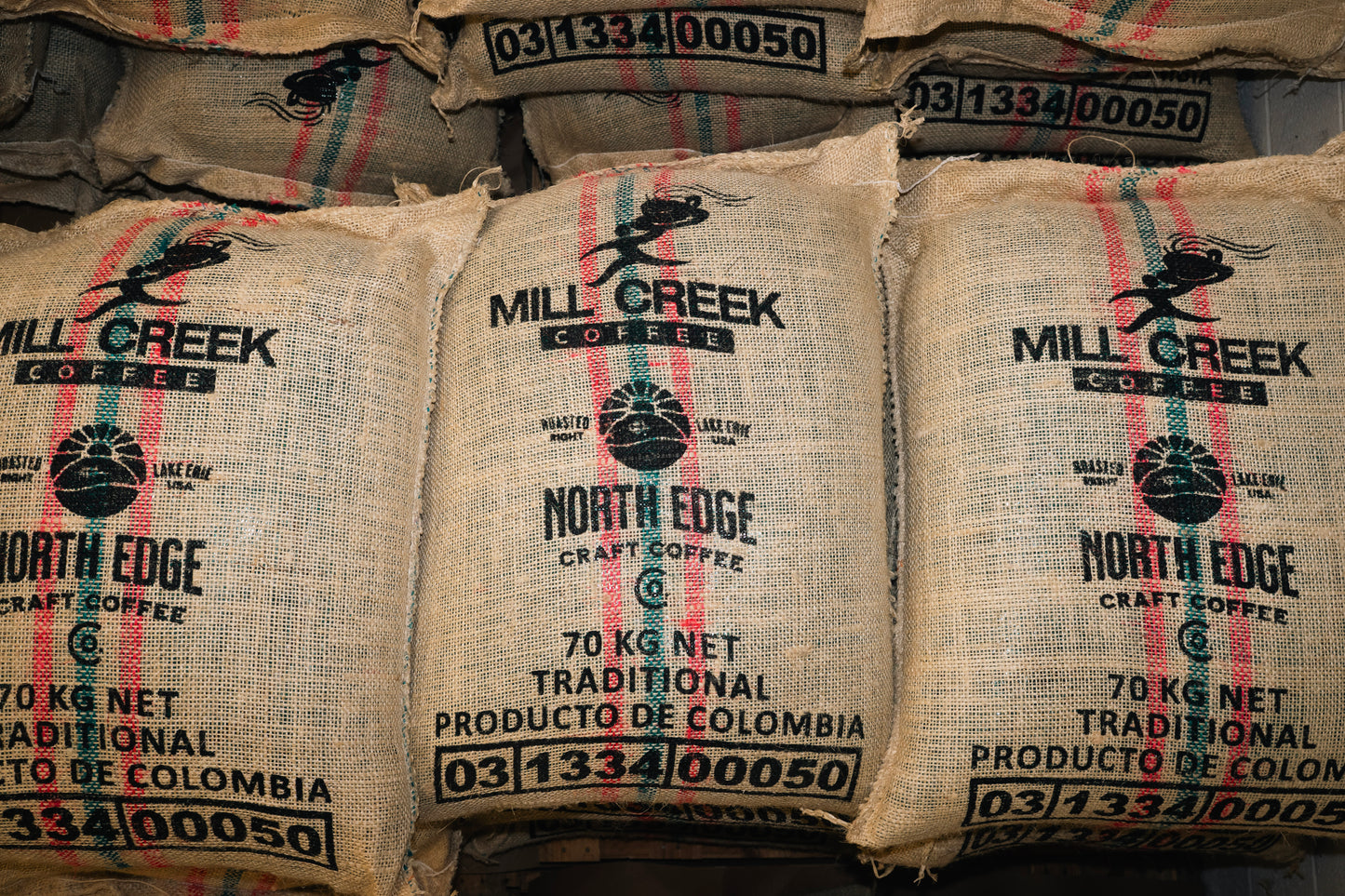 Burlap coffee bag