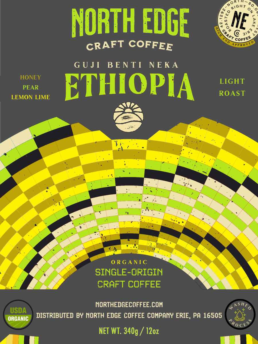 Ethiopia Organic Guji Benti Neka G2 Washed (SALE)