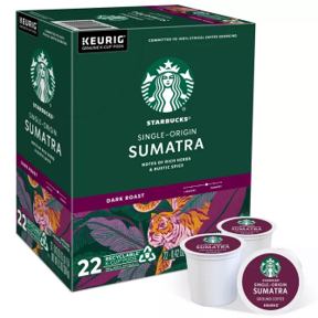 STARBUCKS SUMATRA K-CUP 22CT