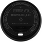 Solo TLB316-0004 Black Traveler Plastic Lid - For Solo Paper Hot Cups (Case of 1000)