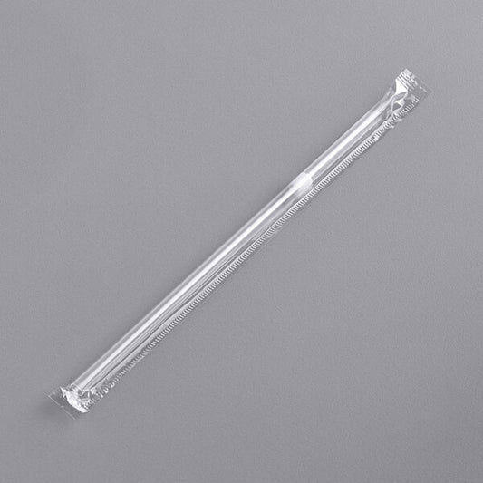 STRAWS, TRANSLUCENT WRAPPED FLEX 10,000CT