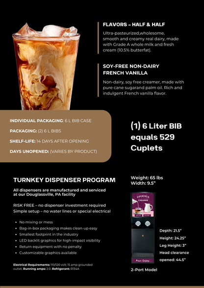 FRENCH VAN UHT CREAM 2/6 LITERS