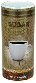 SUGAR CANISTER 24/20 OZ