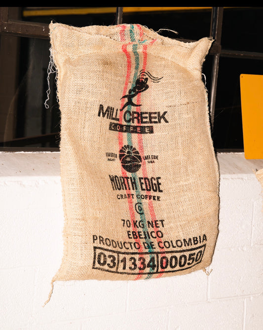 Burlap coffee bag
