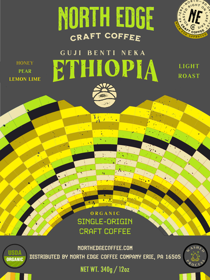 Ethiopia Organic Guji Benti Neka G2 Washed (SALE)