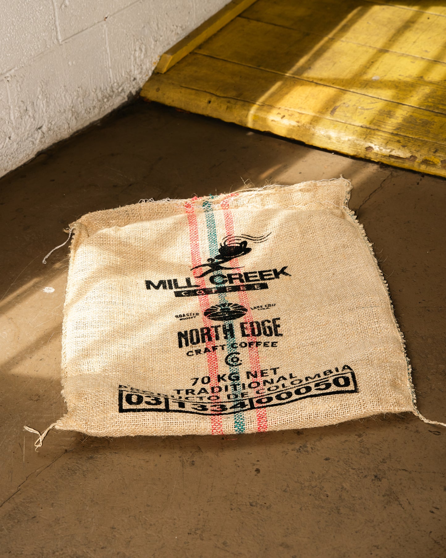 Burlap coffee bag