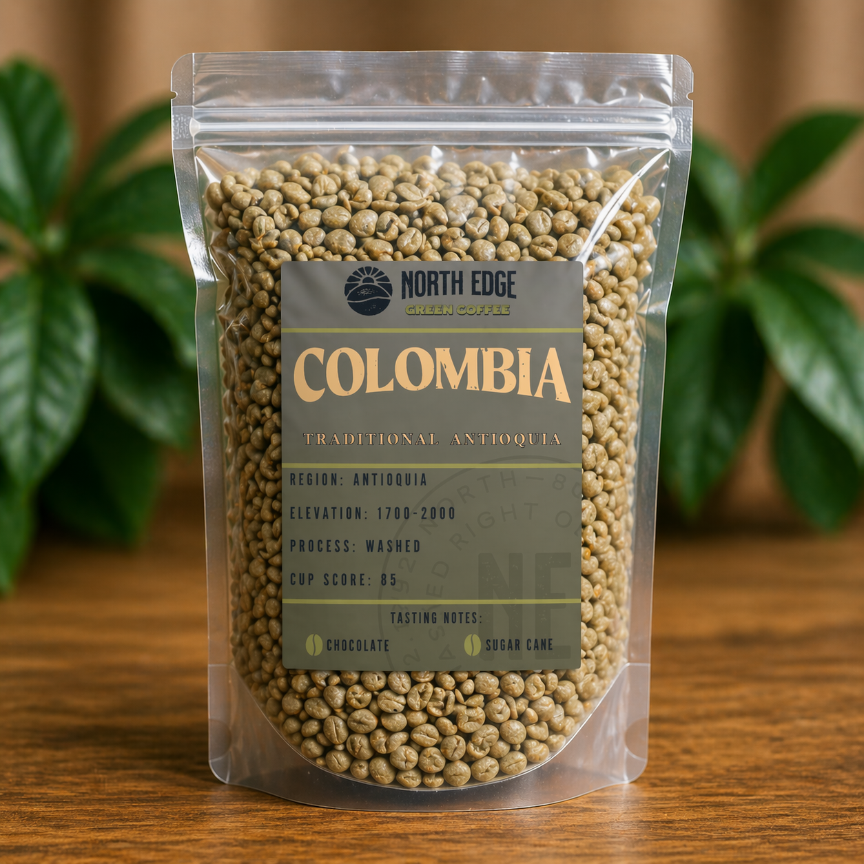 (RAW UNROASTED GREEN) Colombia Traditional Antioquia