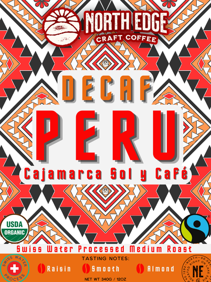 Decaf Peru Organic Fair Trade Swiss Water Processed