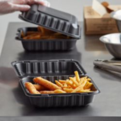 TAKE-OUT CONTAINER 8X8X1 150ct