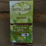 Terra Leaf 14203 Citron Green Tea Single Cup Tea Pods, 18-Count