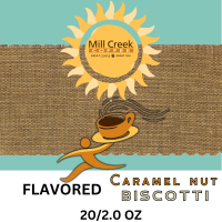 CARAMEL NUT BISCOTTI 20CT/2OZ