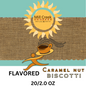 CARAMEL NUT BISCOTTI 20CT/2OZ