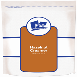 HAZELNUT CREAM POWDER 2LB BAG