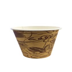 CUP, HOT-PRINTED PAPER 4oz CASE 1000 ct