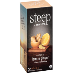 STEEP LEMON GINGER TEA 20ct