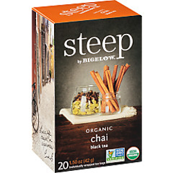 STEEP ORGANIC CHAI TEA 20ct