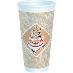CUP, CAFE X FOAM 12oz 1000 ct