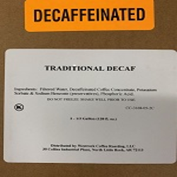WESTROCK LIQ DECAF BIB 2/.5 GAL BOX