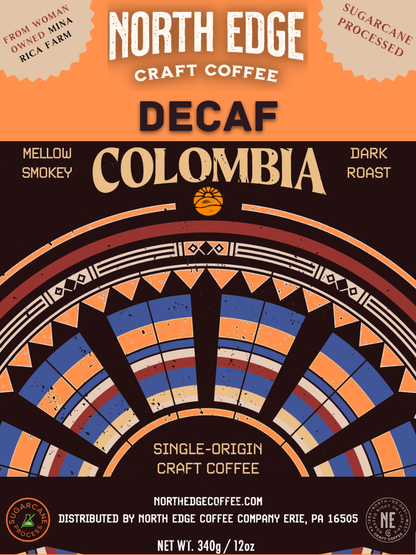 Decaf Colombia Sugarcane Processed Mina Rica